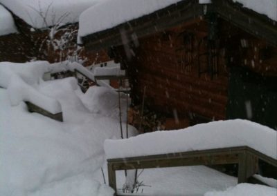 Chalet enneigé