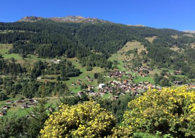Vue sur St-Jean depuis la terrasse