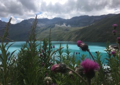 Lac du barrage de Moiry, bleu turquoise