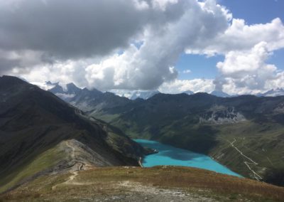 Lac du barrage de Moiry
